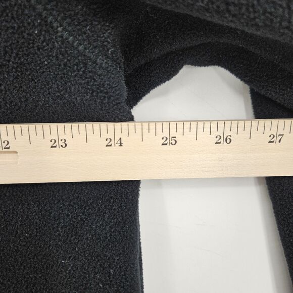 Disney Store Eeyore Hoodie Women Large Sweatshirt Embroidered Quarter Zip Black - Picture 9 of 11